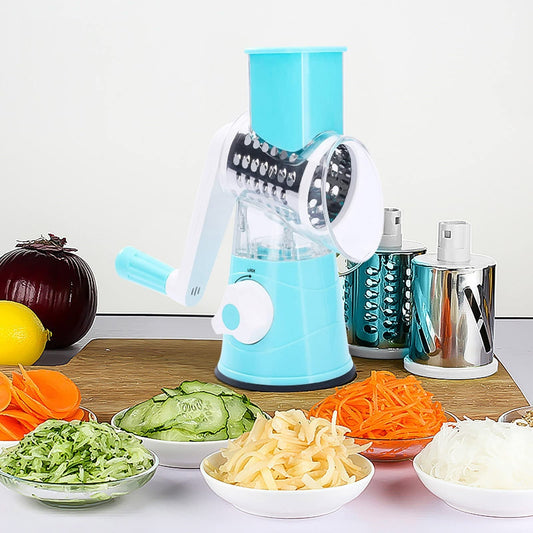 Multifunctional Manual Vegetable Drum Chopper.