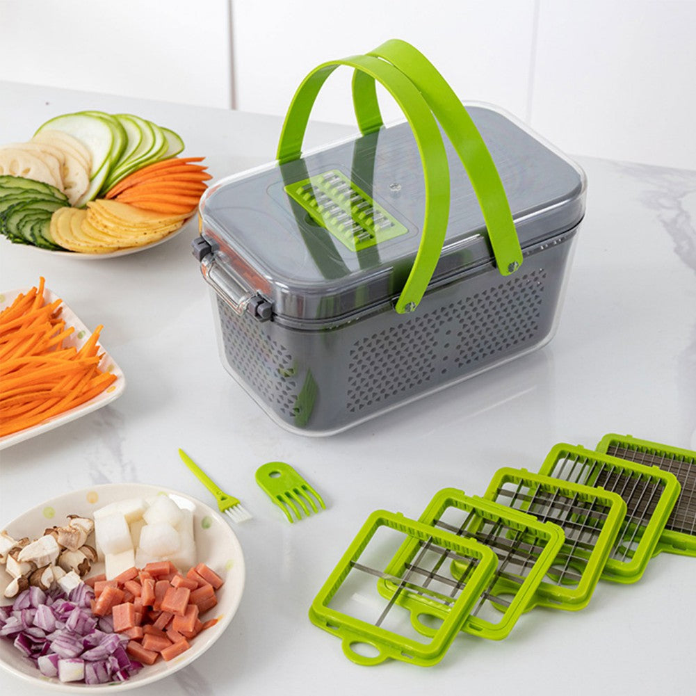 22Pcs-set Multifunctional Vegetable Cutter Kitchen Accessories.