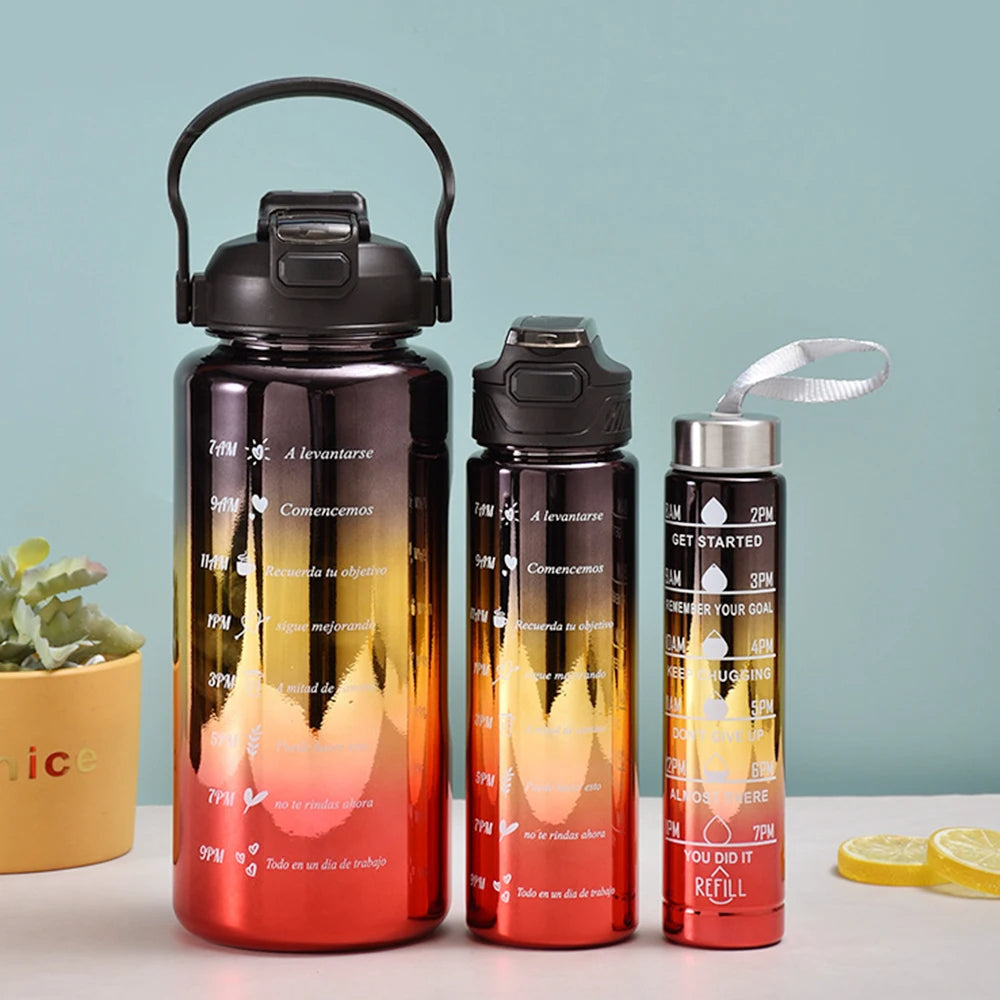 3Pcs Leakproof Water Bottle with Times Regular priceRs.1,999.00